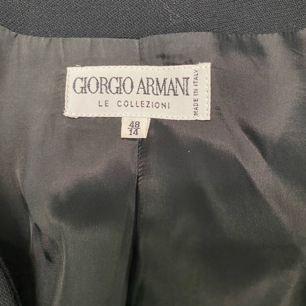 Giorgio Armani by Le Collezioni Black Skirt Suit - Picture 7 of 9